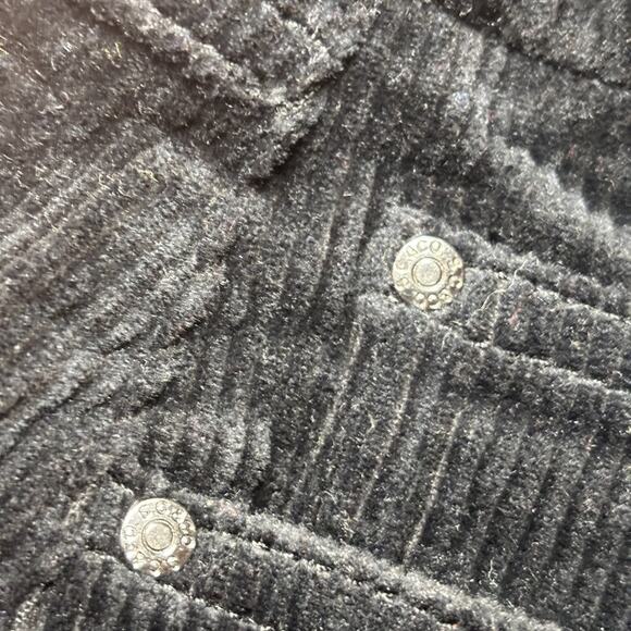 S.C. & Co. Women's Pull on Stretch Corduroy Skirt Black Sz L 5-Pocket Cotton EUC - Picture 10 of 16